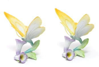 2 Herend Ceramic Butterflies