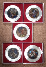 Stain Glass Pewter Collective Plates