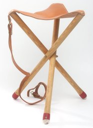 Leather Hiking Stool