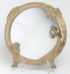 Art Nouveau Bronze Dressing Mirror