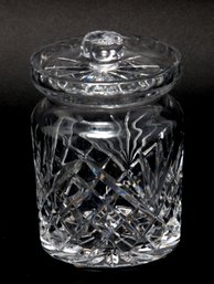 Galway Crystal Lidded Jar