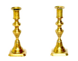 Brass Candlesticks- A Pair