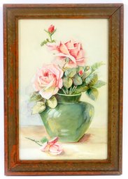 Framed Still Life Of Roses