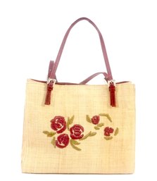 Fendi Embroidered Floral Handbag