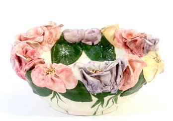 Porcelain Bowl Signed Linda Bailey For Laraine Eggleston