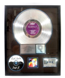 Frank Sinatra Duets II RIAA Certified Platinum Record Award