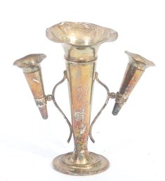 Vintage Silver Plated Epergne With Great Patina