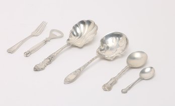 Sterling Silver Utensils-6 Pieces Total