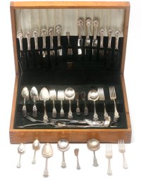 Guildcraft Silver Plated Flatware 98 Pcs.