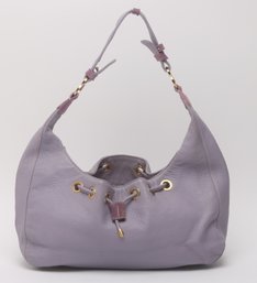 LAI  Purple Leather Handbag