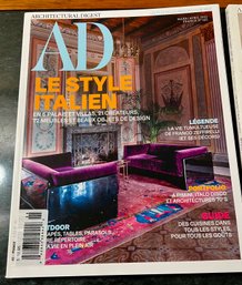 Architectural Digest - Best Of 2021 - (7 Editions) PLUS Three Global Editions - Italian & France