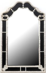 Black And Silver Venetian Style Friedman Brothers Mirror