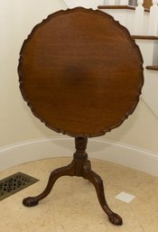 Chippendale Period Mahogany 'Pie-Crust' Tripod Table