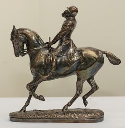 John Willis Good (1845 - 1879) The Whip Bronze Sculpture