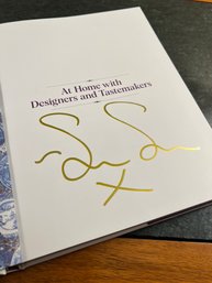 SIGNED COPY - At Home With Designers & Tastemakers  - Signed By Author