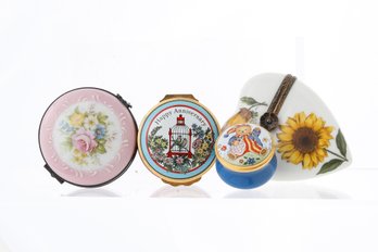 Trinket Boxes Including Limoges And Staffordshire