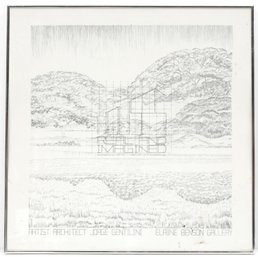 Geroge Gentilini Architectural Print From The Elayne Benson Gallery Hampton NY