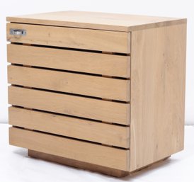Crate & Barrel 'Elan' Wooden Night Table With Door