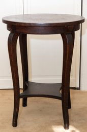 Round Wooden Side Table