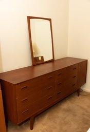 Aksel Kjersgaard Mid Century Chest Of Drawers With Mirror