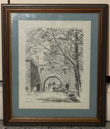 The Arch  Signed In The Plate By Ralph Avery