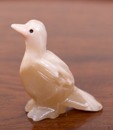 Alabaster Duck Figurine