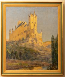 Wells Moses Sawyer (1863 - 1961) Castle On Mountain Paint On Canvas