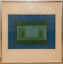 Josef Albers (1888 - 1976) Varient 'V' Signed And Numbered