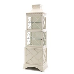 Pagoda Lighted Cabinet By Global Views