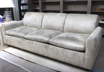 Suede Pull Out Bed Sofa