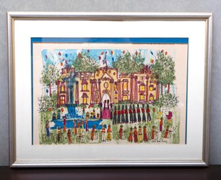Susan Pear Meisel Changing Of The Guard Signed Print