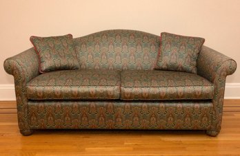 Camelback Custom Upholstered Sofa
