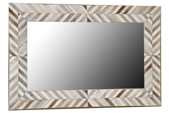 Hair And Hide Framed Wall Mirror By John Richards