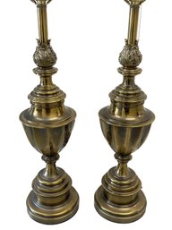 Pair Of Stiffel Brass Table Lamps