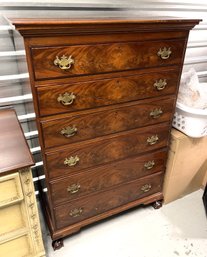 Burlwood Ball & Claw Chest Of Drawers