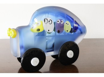 Fernando Agostinho Mini Bus Art Glass Sculpture