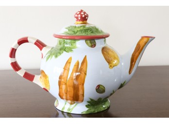 Droll Porcelain Teapot