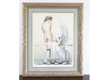 Michael Parks Rainbox Sphinx Signed Lithograph