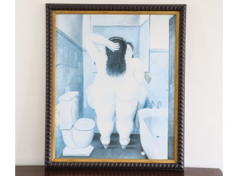 Fernando Botero Style Il Bango Print