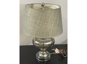 Silver Mercury Glass Table Lamp