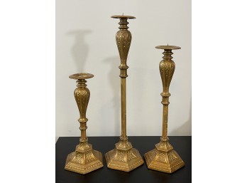 Decorative Candle Stand Trio