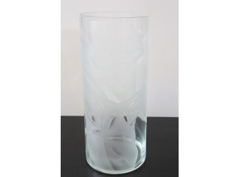 Frosted Glass Vase