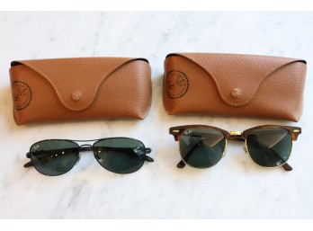 Ray-Ban Sunglasses With Cases (Lot 2)