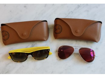 Ray-Ban Sunglasses With Cases (Lot 6)