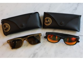 Ray-Ban Sunglasses With Cases (Lot 7)