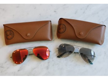 Ray-Ban Sunglasses With Cases (Lot 8)