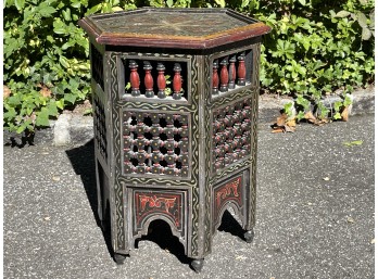 Moroccan Fretwork Side Table