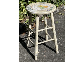 Hand Painted Stool