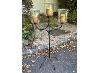 Wrought Iron Candle Stand