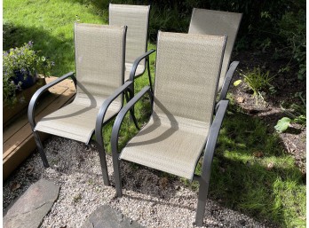 Set Of 4 Patio Chairs